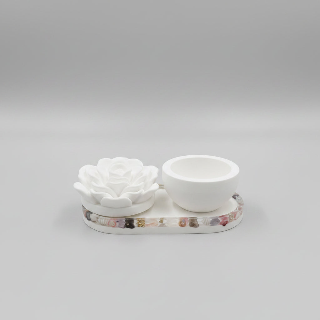 Rose trinket pot