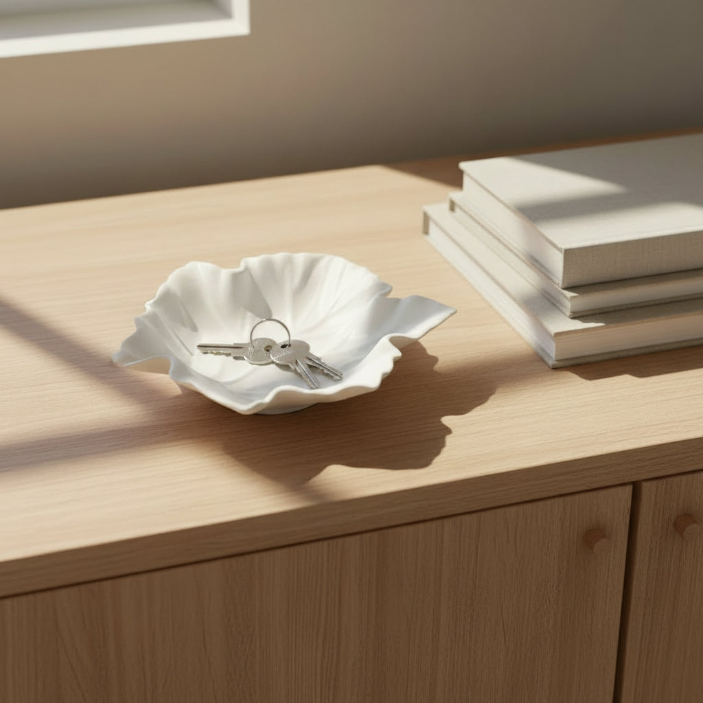 Leaf trinket dish