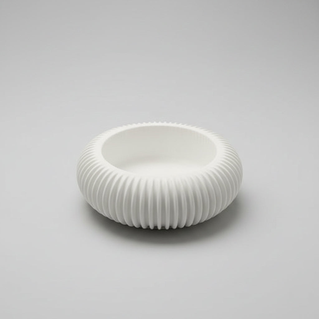 Ribbed dish