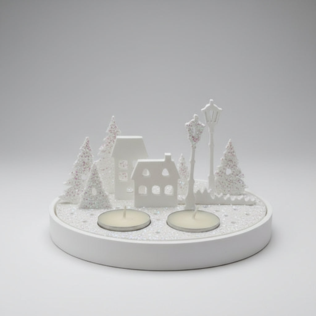Christmas snow scene
