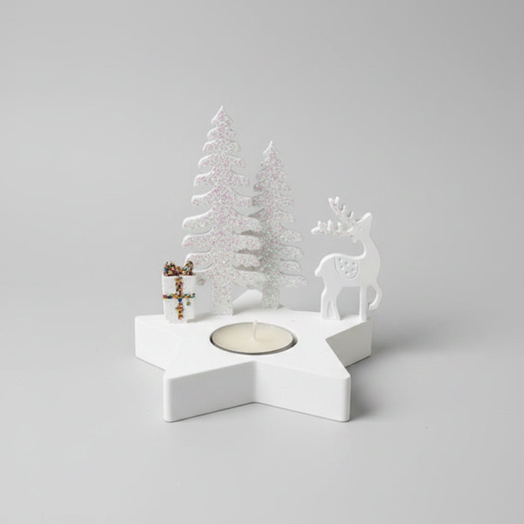 Star Christmas Candle Scenes