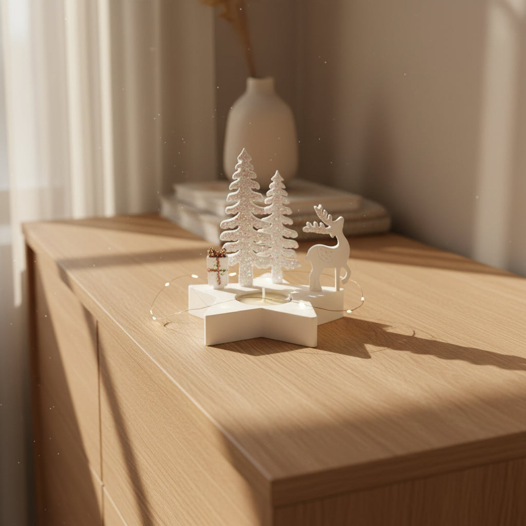 Star Christmas Candle Scenes