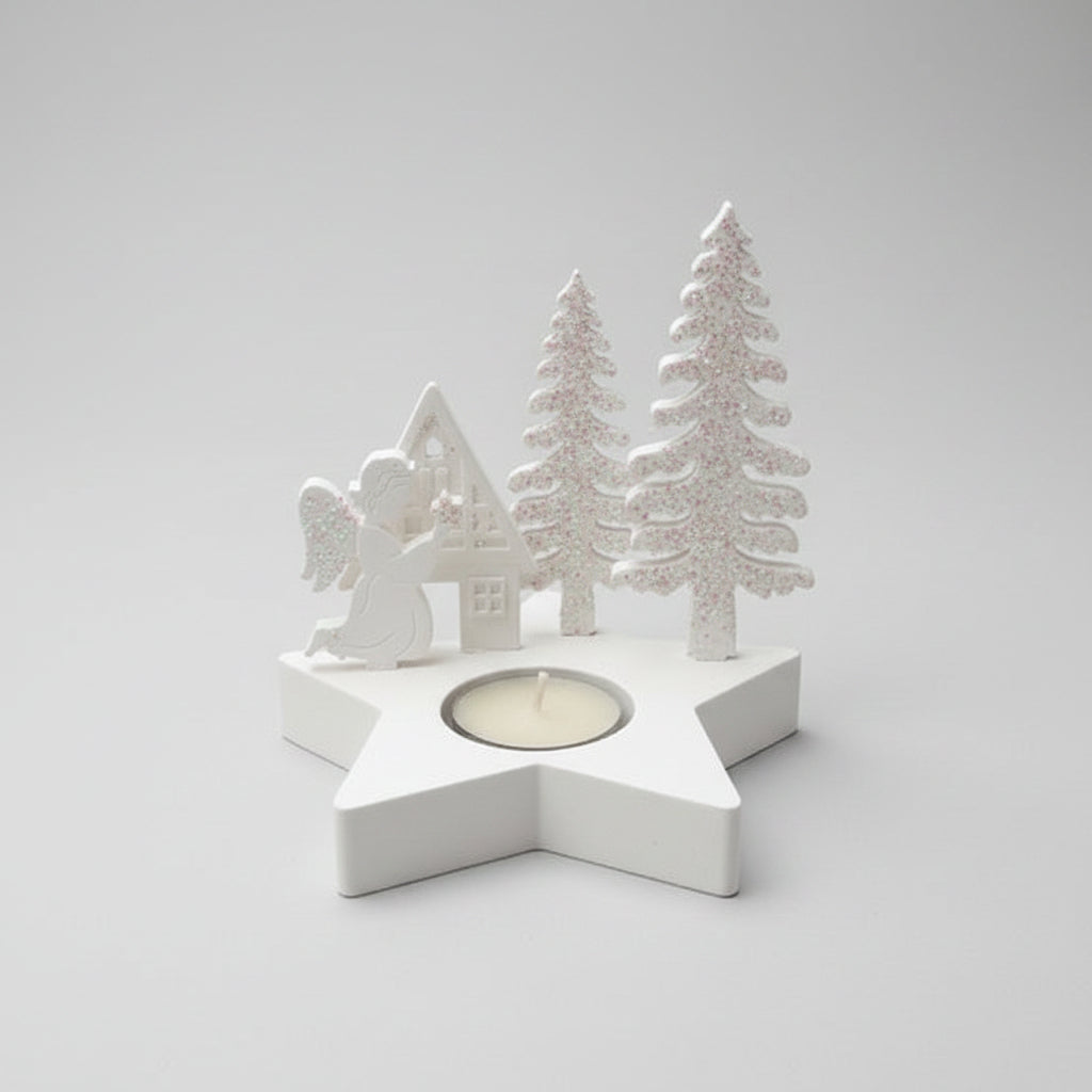 Star Christmas Candle Scenes