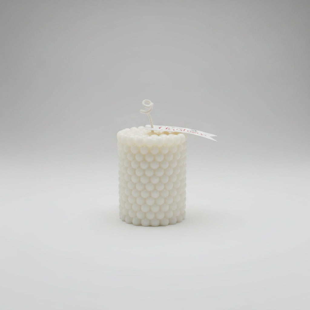 Bubble pillar candle